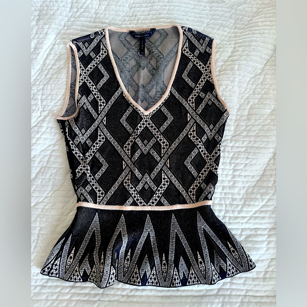 BCBG top (has a matching skirt) v-neck